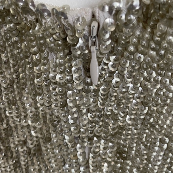 NWT Retrofete Ella Sequin Dress in Champagne Gold XS - Picture 8 of 10